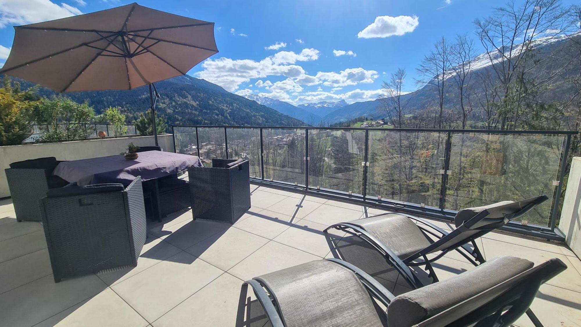 Ferienwohnung Le Berceau Des Aiguilles - Vue Montagne, Terrasse - Aravistour Saint-Jean-de-Sixt Exterior foto